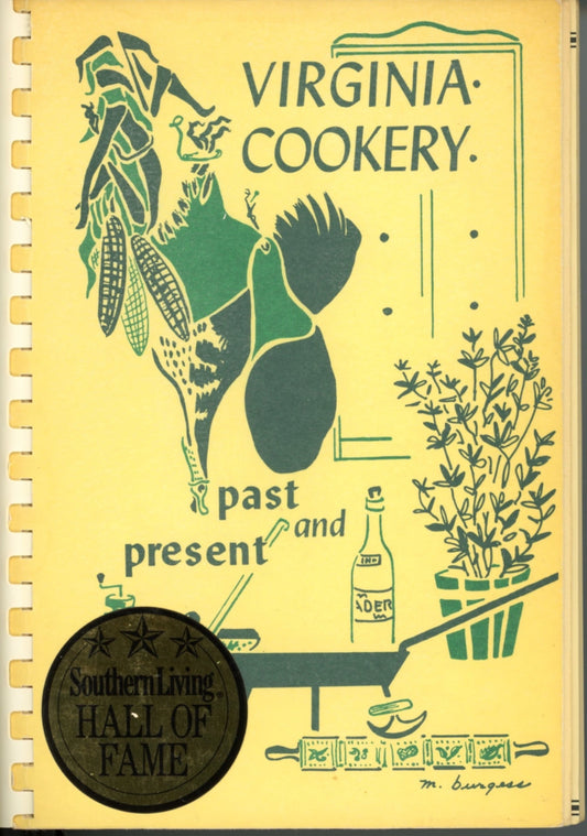 VIRGINIA COOKERY: Past & Present | Women's Auxiliary of Olivet Episcopal Church | Franconia, Virginia | 1993 ©1957 Book Cover