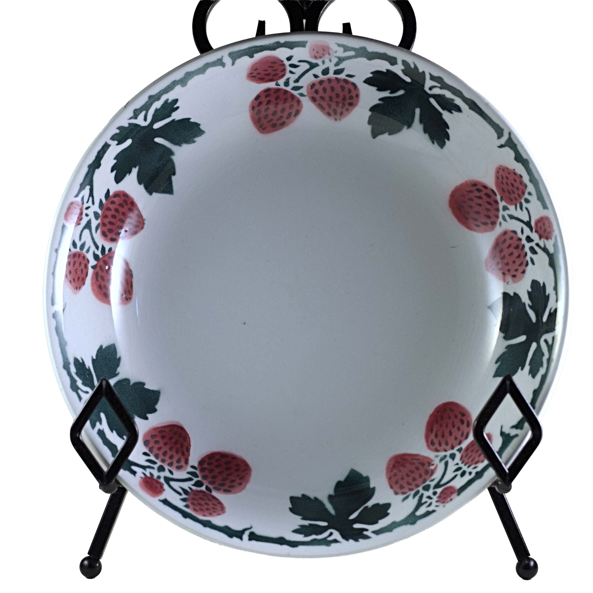 Antique K & G Lunéville Grape Plate, French Faience c.1900 – The