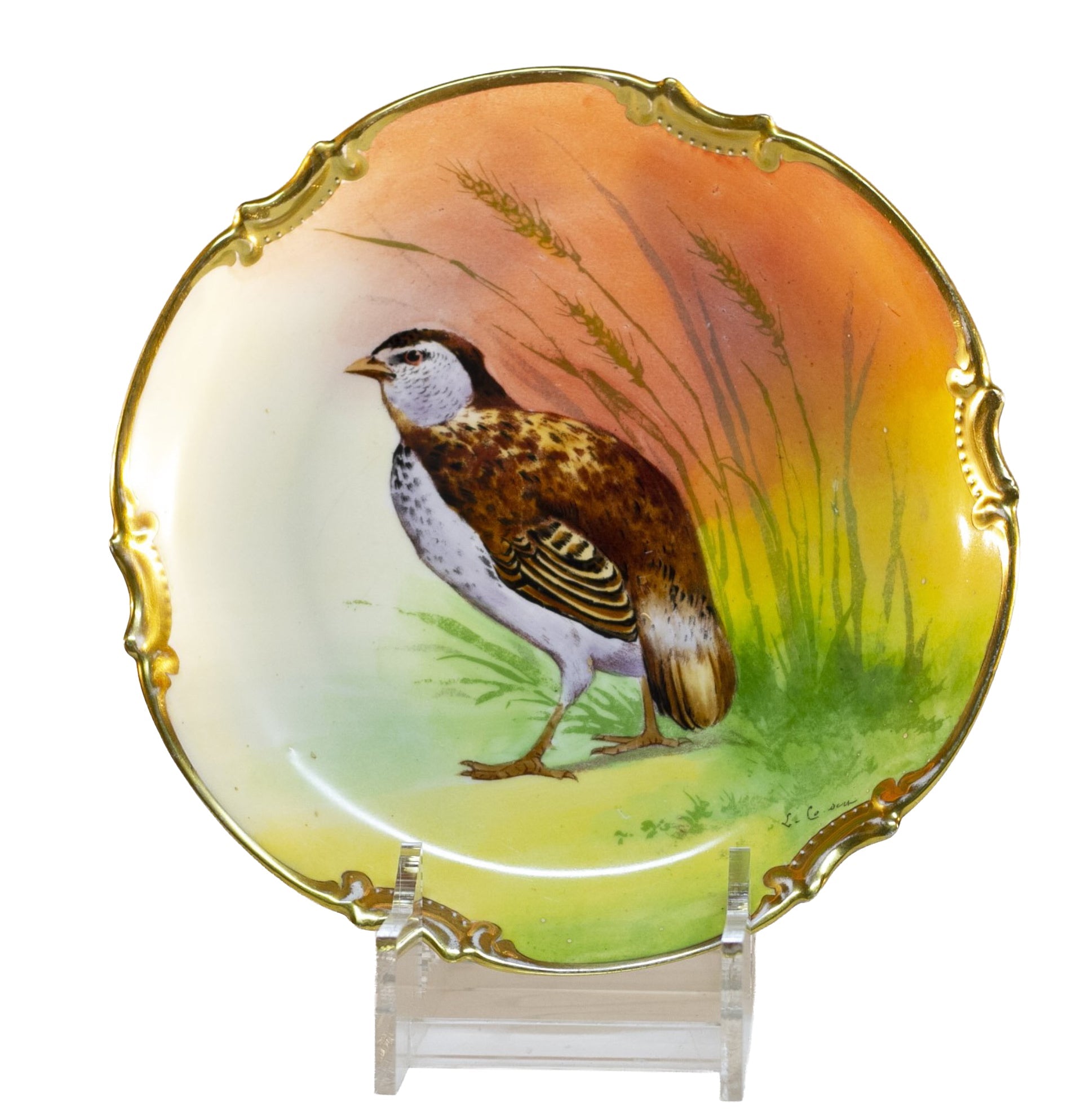 Henriot Quimper Faïence Cup & Saucer, Breton Figure, France – The
