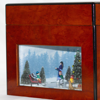 Gold Label Animated Concertina Music Box by MR. CHRISTMAS 