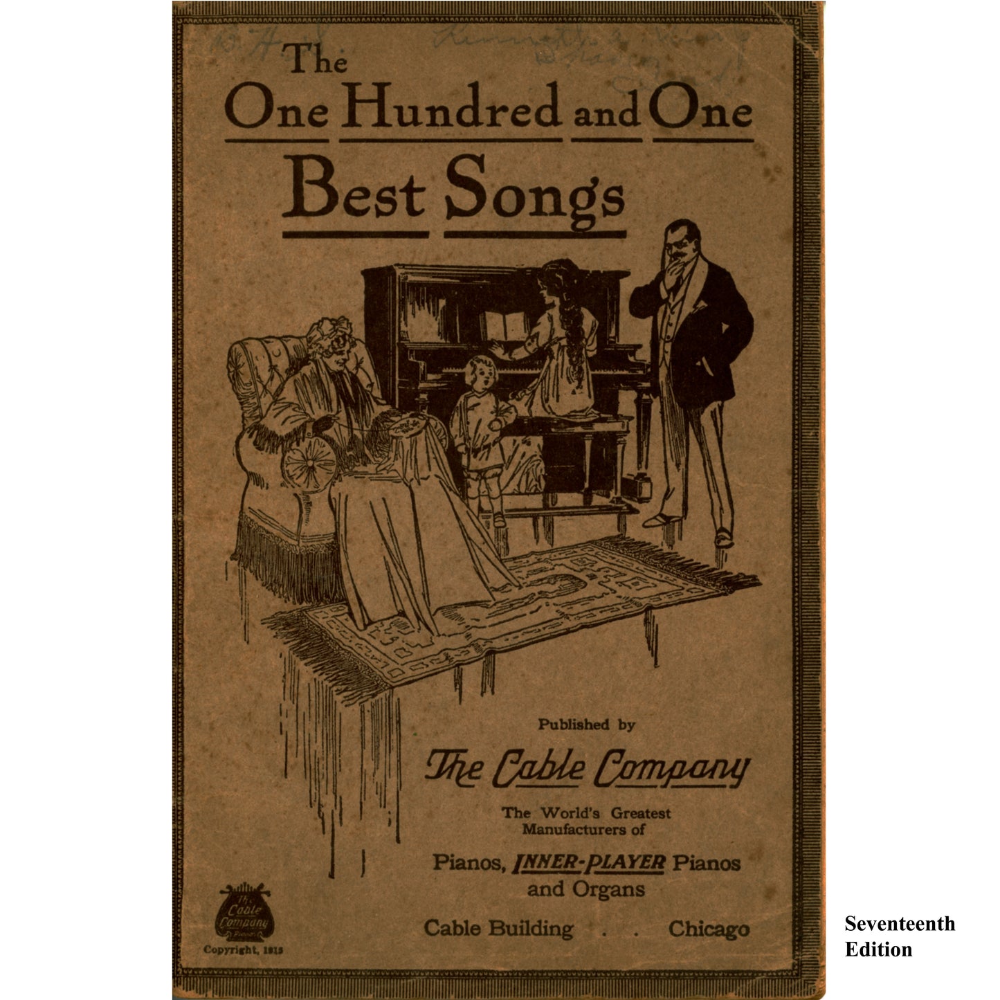 1915 "Las cien mejores canciones" – Cable Company Chicago