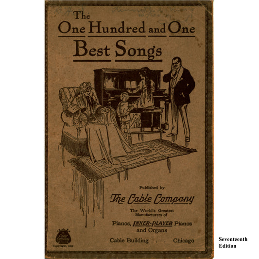 1915 “The One Hundred and One Best Songs” – Cable Company Chicago