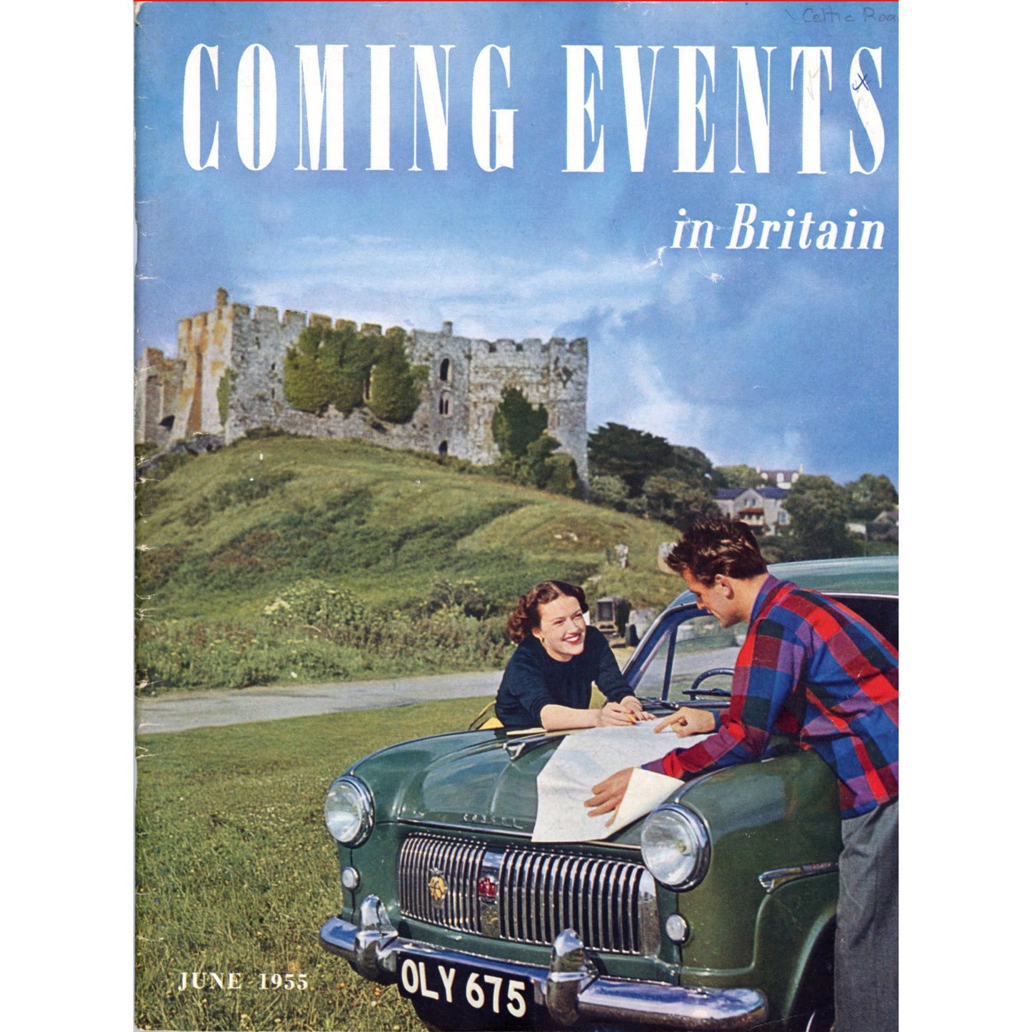 Shop 1955 Coming Events in Britain magazines. Vintage British travel issues with mid-century photography, culture, and advertising. Buy single issues. (June 1955)