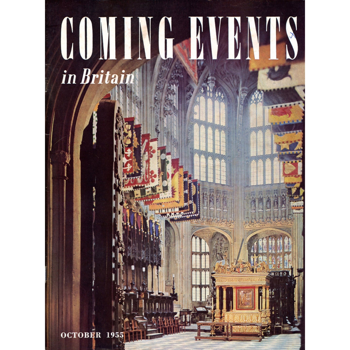 Shop 1955 Coming Events in Britain magazines. Vintage British travel issues with mid-century photography, culture, and advertising. Buy single issues. October 1955