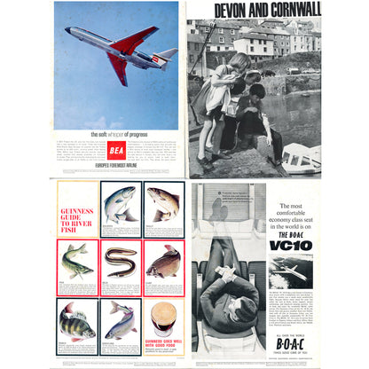 Coming Events in Britain Magazine 1964 Ejemplares individuales, revista vintage de viajes y cultura británica