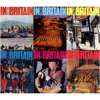 Coming Events in Britain Magazine 1964 Ejemplares individuales, revista vintage de viajes y cultura británica