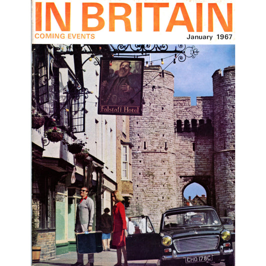 Select 1967 issues of Coming Events in Britain magazine. Vintage UK travel publication with colorful covers, cultural scenes, and mid-century appeal. January 1967