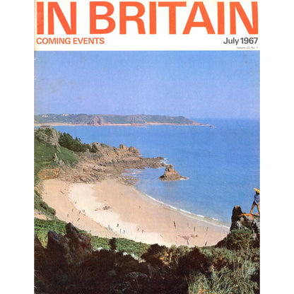 Select 1967 issues of Coming Events in Britain magazine. Vintage UK travel publication with colorful covers, cultural scenes, and mid-century appeal. July 1967