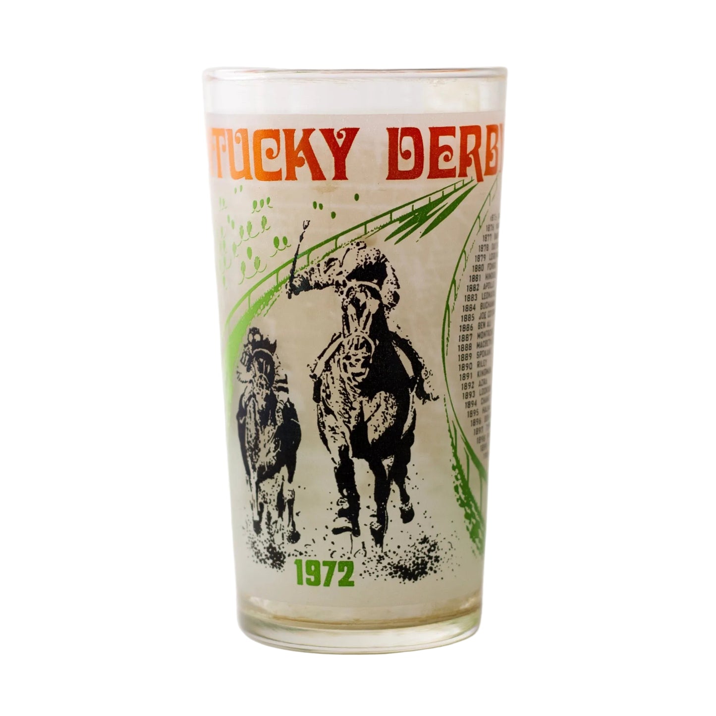 Verres à Menthe Julep du Kentucky Derby | 1970 - 1979 | Verrerie Commémorative de Churchill Downs