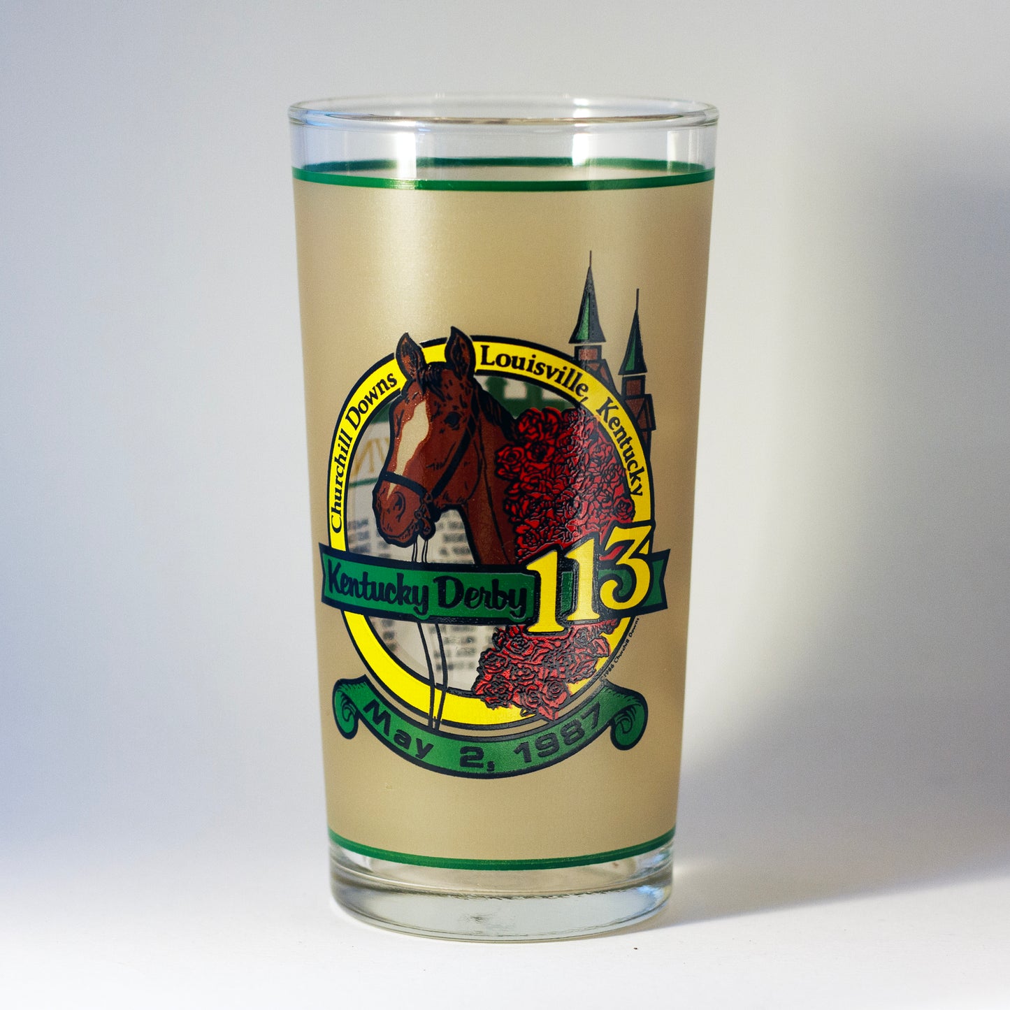 KENTUCKY DERBY Mint Julep Glasses | 1980 - 1989 | Sold Individually