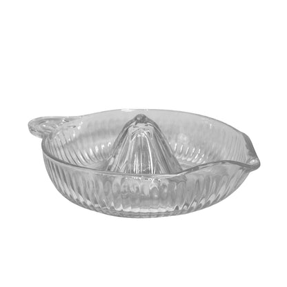 Anchor Hocking Ribbed Bowl | Thumb Handle Citrus Reamer
