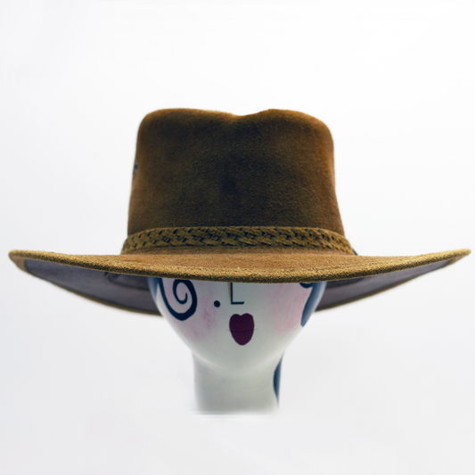 MAVERICK Aussie Gambler Style Cowboy Hat by OUTBACK TRADING Circa 1980s