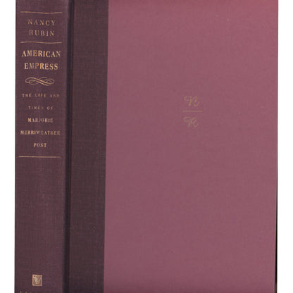 Biography of Marjorie Merriweather Post, cereal heiress, philanthropist, and owner of Mar-a-Lago. Near mint with dust jacket. Spine and Front Cover