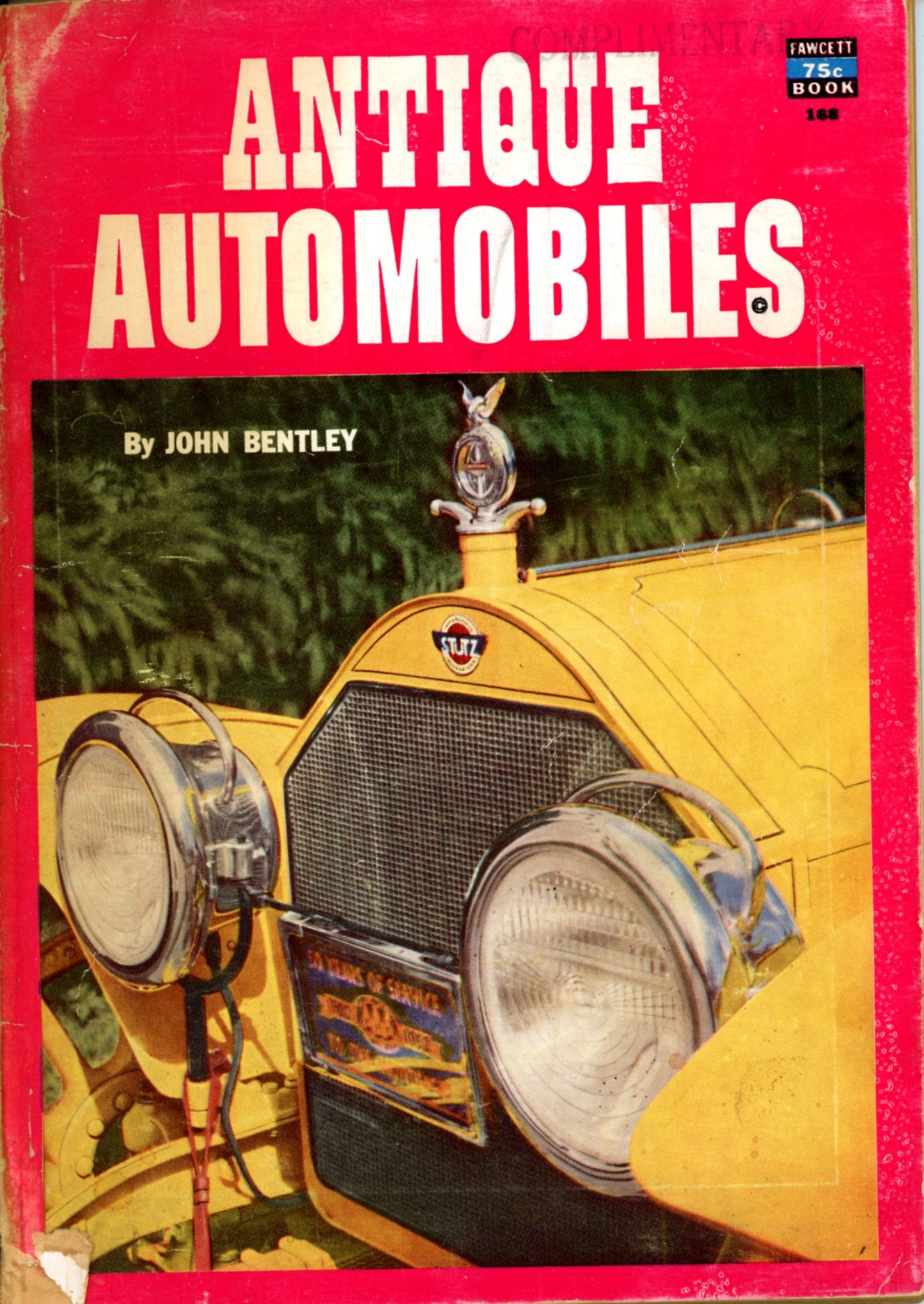 ANTIQUE AUTOMOBILES by John Bentley | Fawcett Publishers  ©1952 FRONT