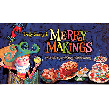 Betty Crocker's Merry Makings (années 1950) Livret de recettes vintage Gold Medal Flour