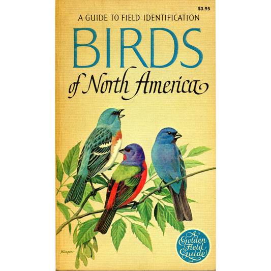 1966 Birds of North America Golden Field Guide with Arthur Singer illustrations. Classic bird book (Cover)