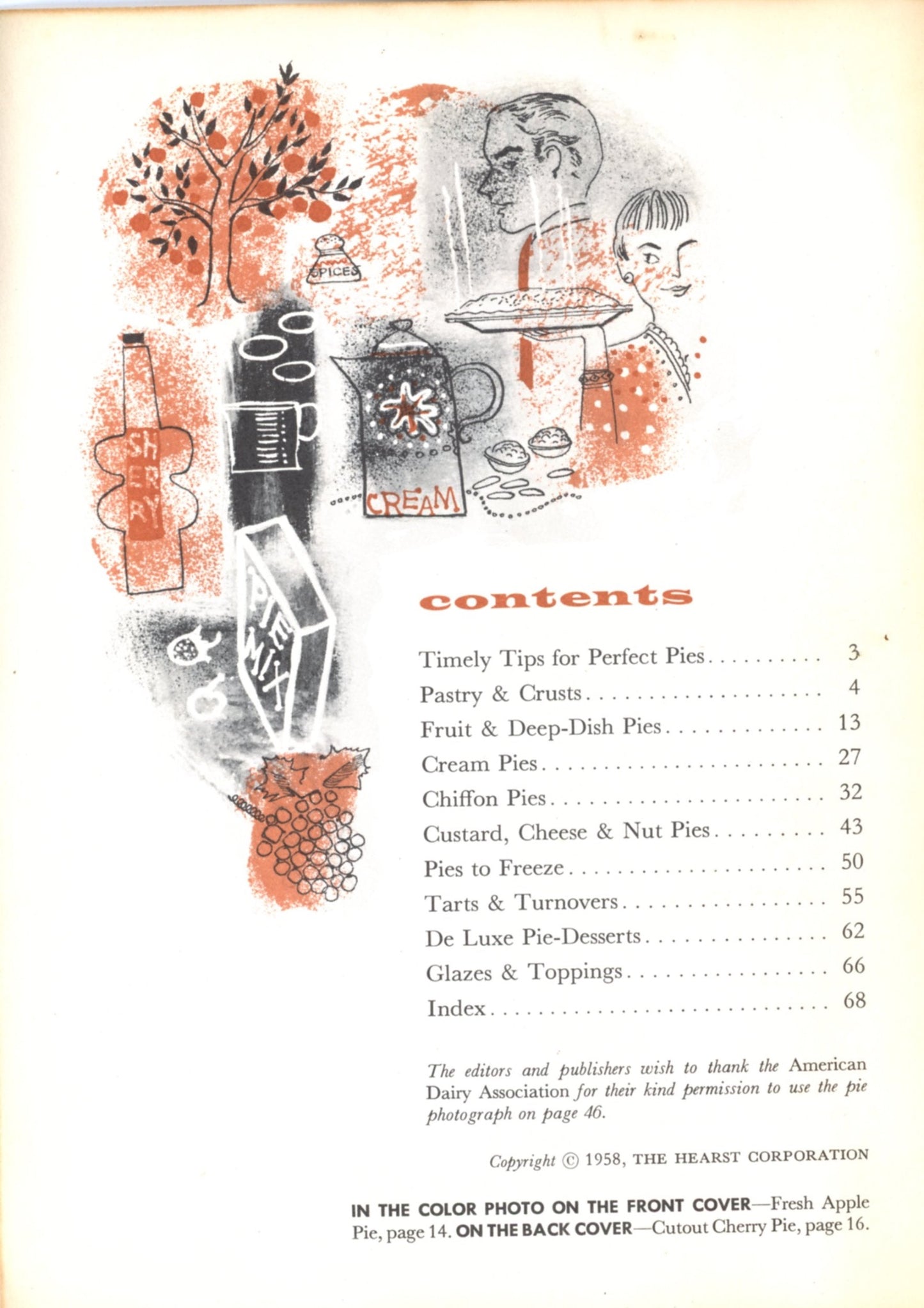 Good Housekeeping's PARTY PIE BOOK Vintage Recipe Booklet ©1958
