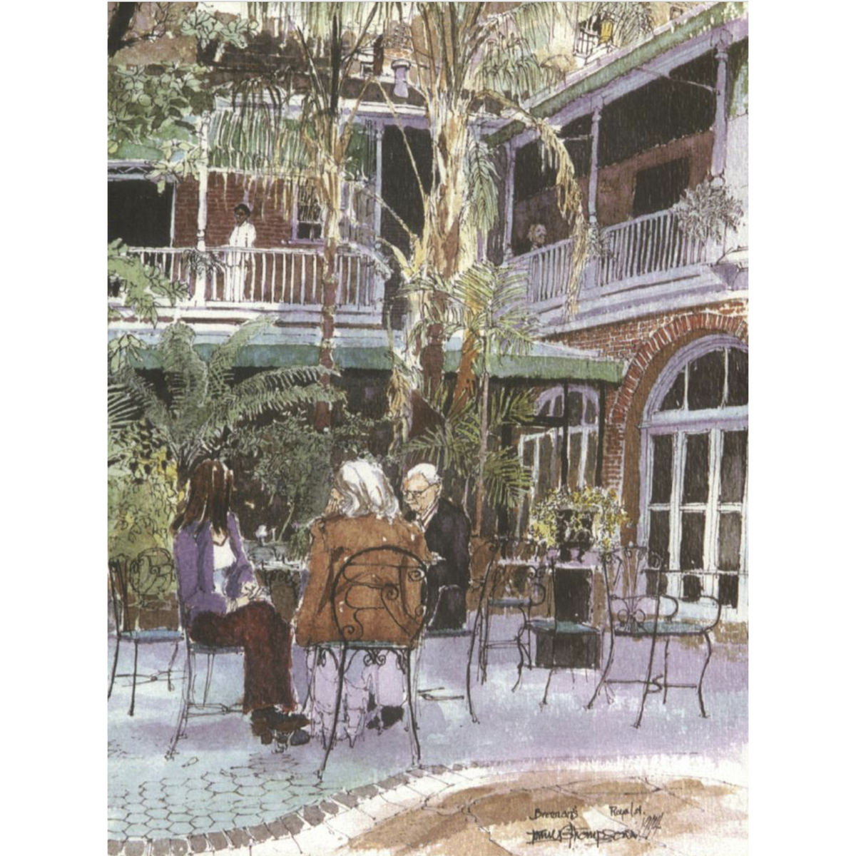 Breakfast at Brennan's Cookbook | 1994 Second Edition Watercolors