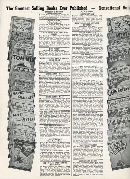 CALVARY by Paul Rodney Vintage Sheet Music ©1935 Back
