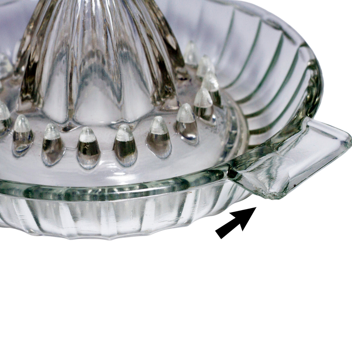 Vintage Glass Citrus Juicer Reamer | Clear Pressed Glass | Choose Your Style