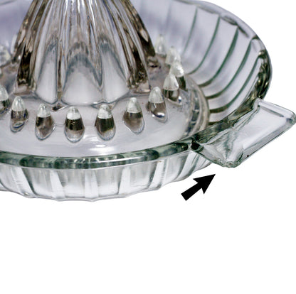 Vintage Glass Citrus Juicer Reamer | Clear Pressed Glass | Choose Your Style