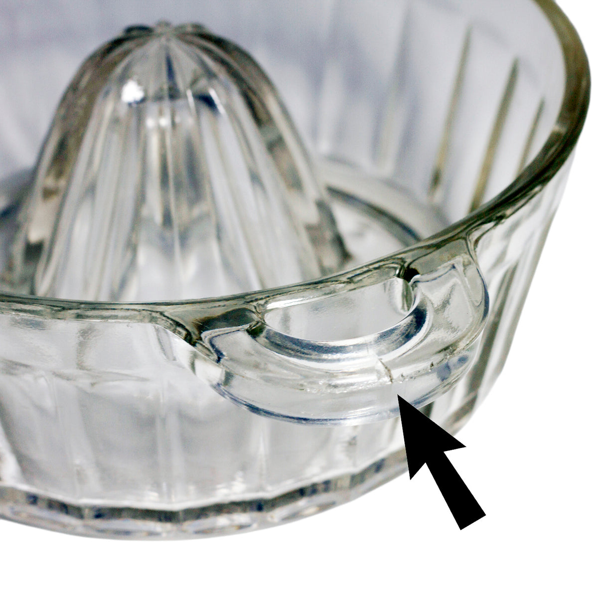 Vintage Glass Citrus Juicer Reamer | Clear Pressed Glass | Choose Your Style