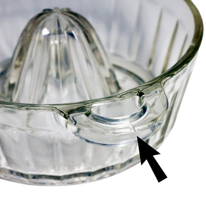 Vintage Glass Citrus Juicer Reamer | Clear Pressed Glass | Choose Your Style