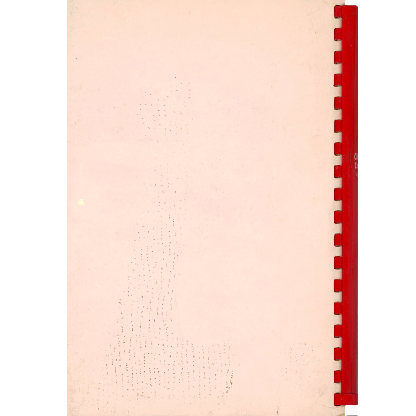 First edition 1966 Cincinnati Cook Book with pioneer recipes, Caroline Williams illustrations, and regional culinary history. Back cover