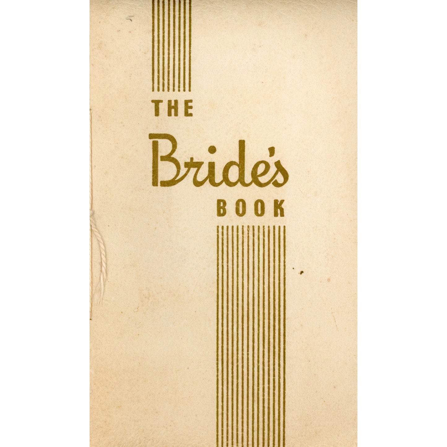 The Bride’s Book – Montgomery Ward Bridal Record Book (c.1955) Cover