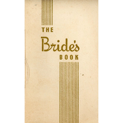 The Bride’s Book – Montgomery Ward Bridal Record Book (c.1955) Cover