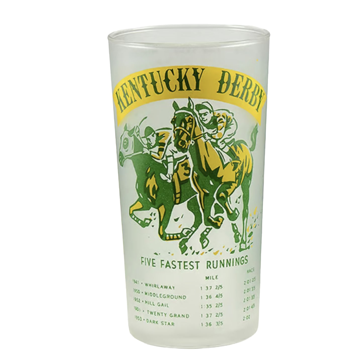 Vasos Mint Julep del Derby de Kentucky | 1948 - 1959 | Cristalería Conmemorativa de Churchill Downs