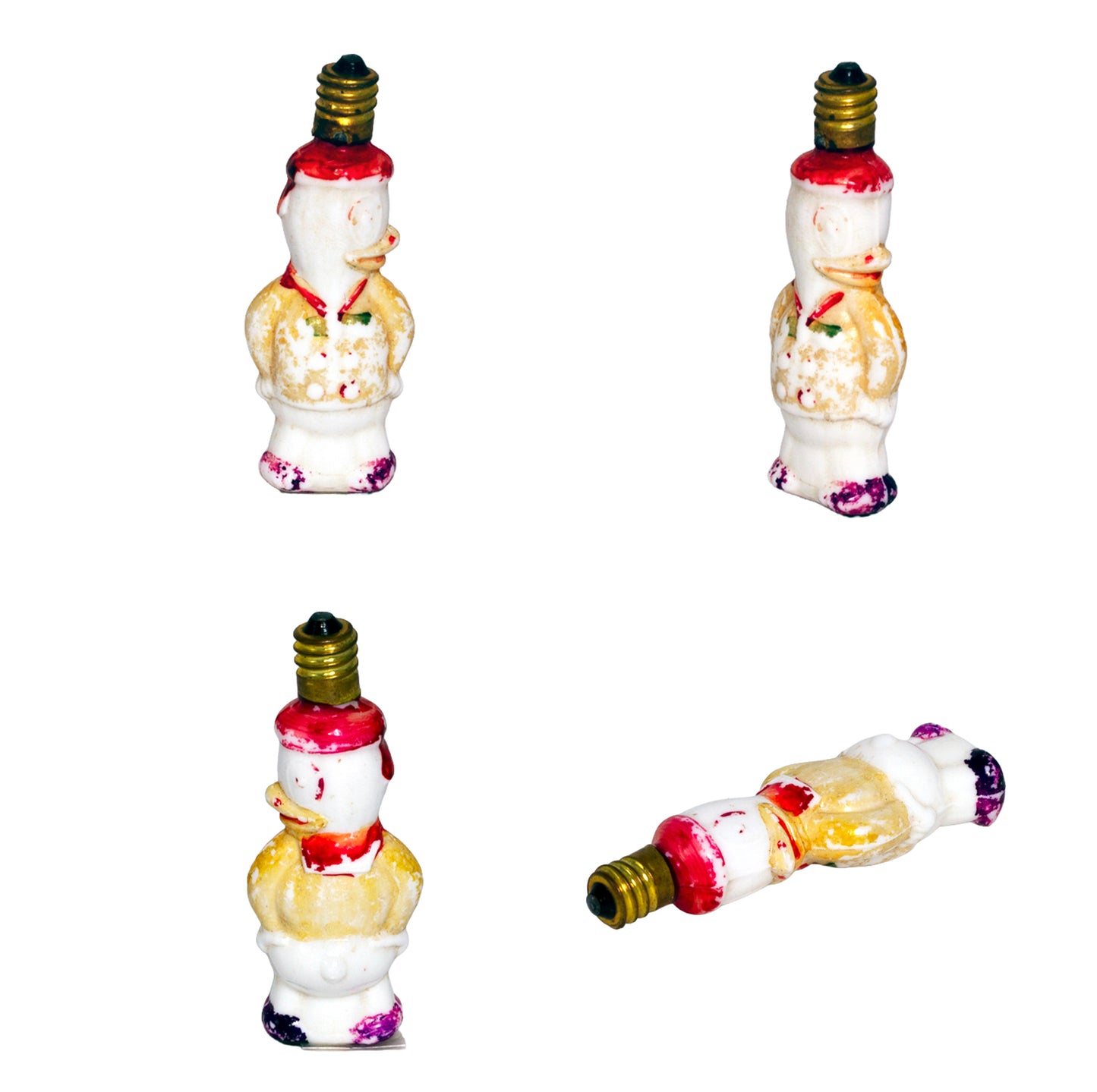 Look a Like Disney Christmas Light Bulbs (Set of 3) 1940s Donald Duck 4 views