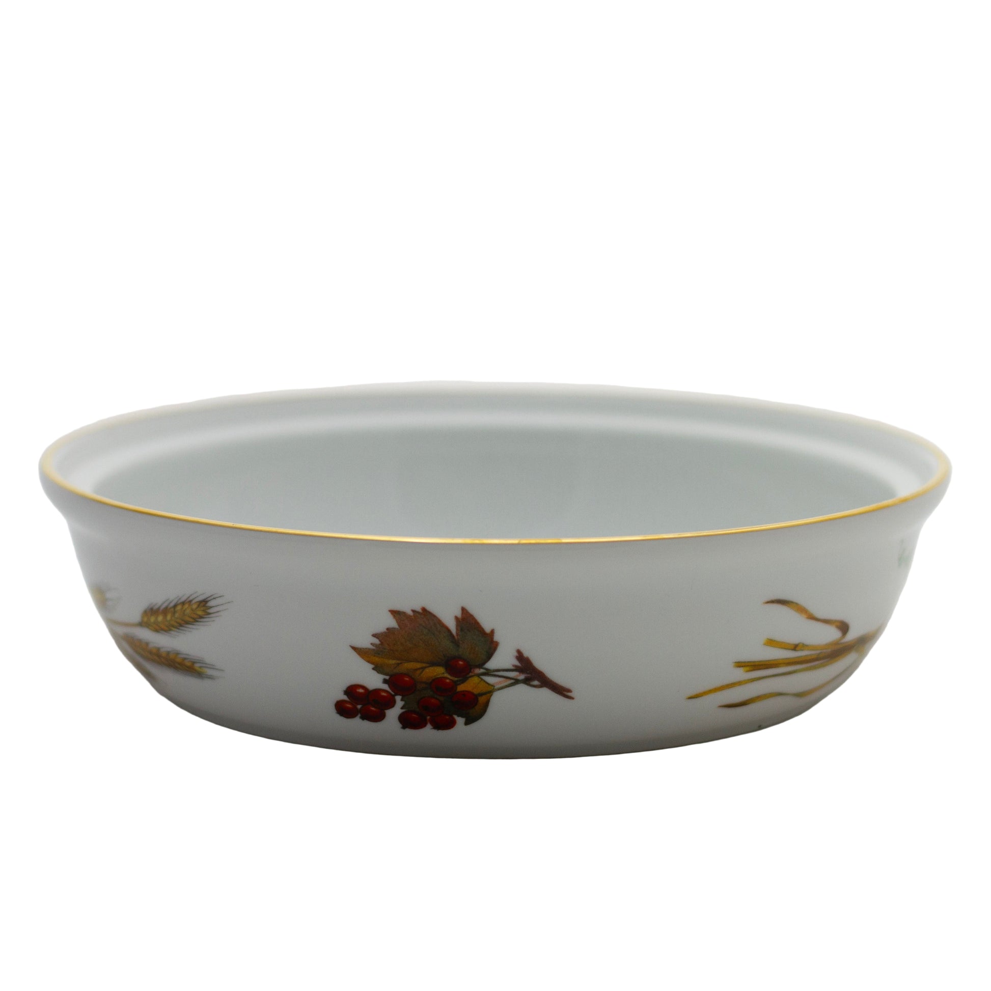 Royal Worcester Evesham Gold Round Entree Dish 8 ⅜" No Lid