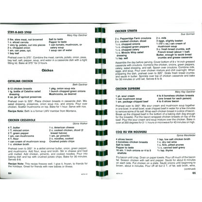 Favorites from the League – League of Women Voters Cincinnati Cookbook (2001) Recipes (1)