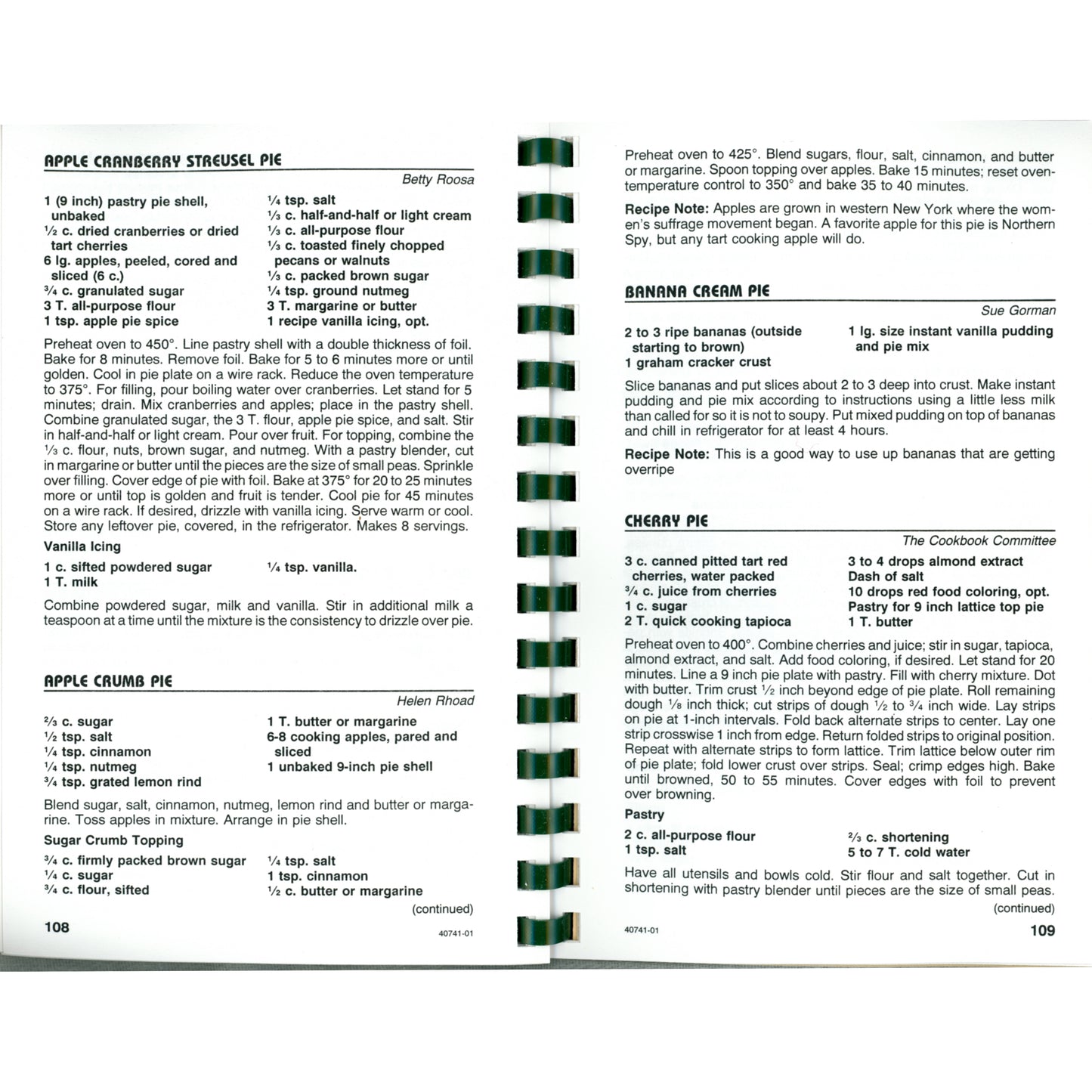 Favorites from the League – League of Women Voters Cincinnati Cookbook (2001) Recipes 2