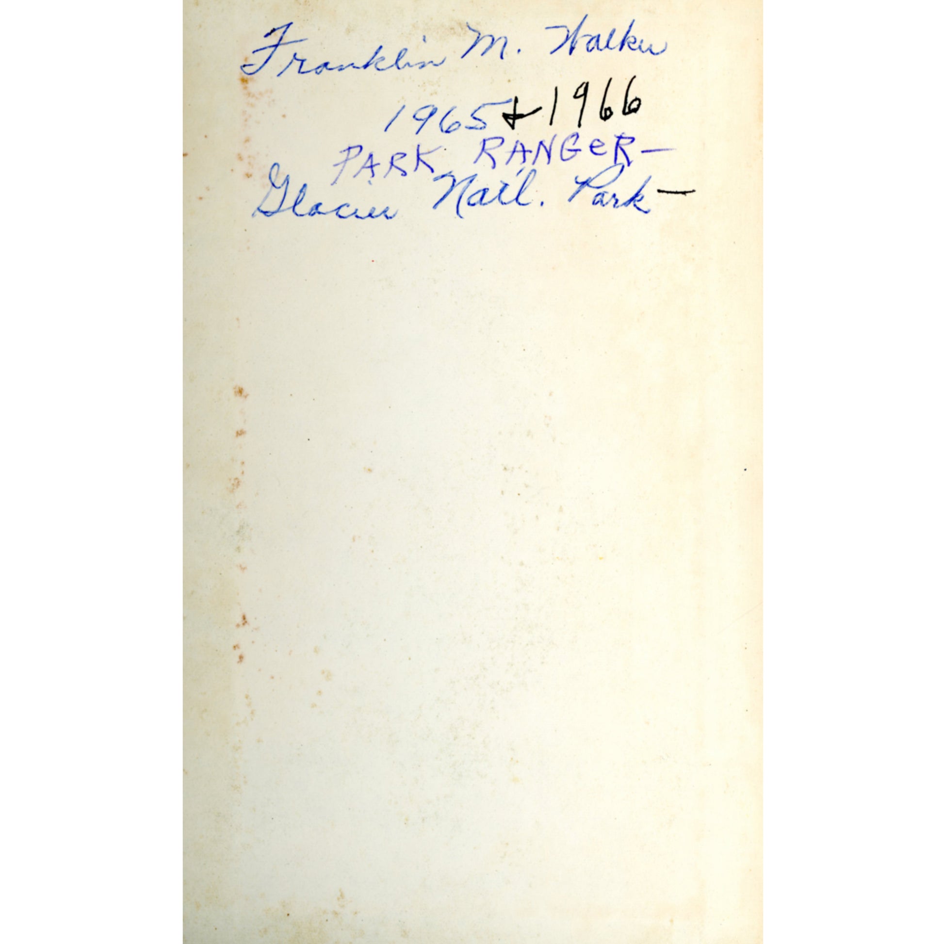 1963 Peterson Field Guide Rocky Mountain Wildflowers Craighead Davis 1st printing (Franklin Walker provenance)