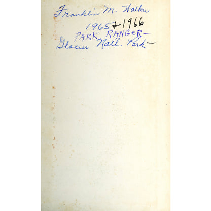 1963 Peterson Field Guide Rocky Mountain Wildflowers Craighead Davis 1st printing (Franklin Walker provenance)