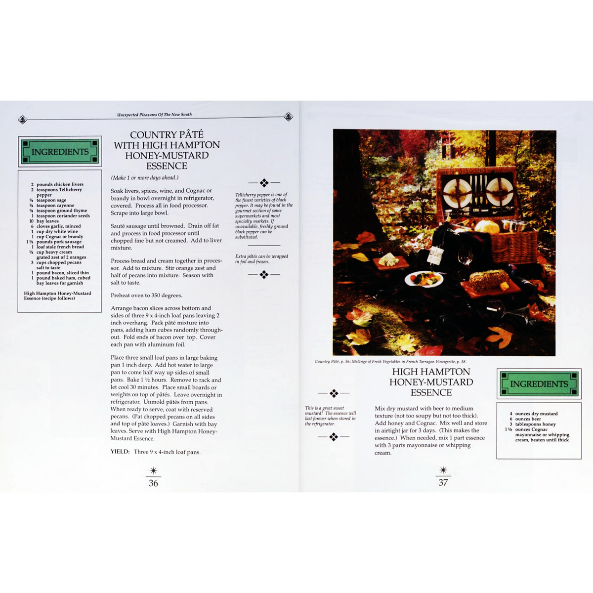 Dining by Fireflies – Junior League of Charlotte First Edition Hard Copy Pate recipe