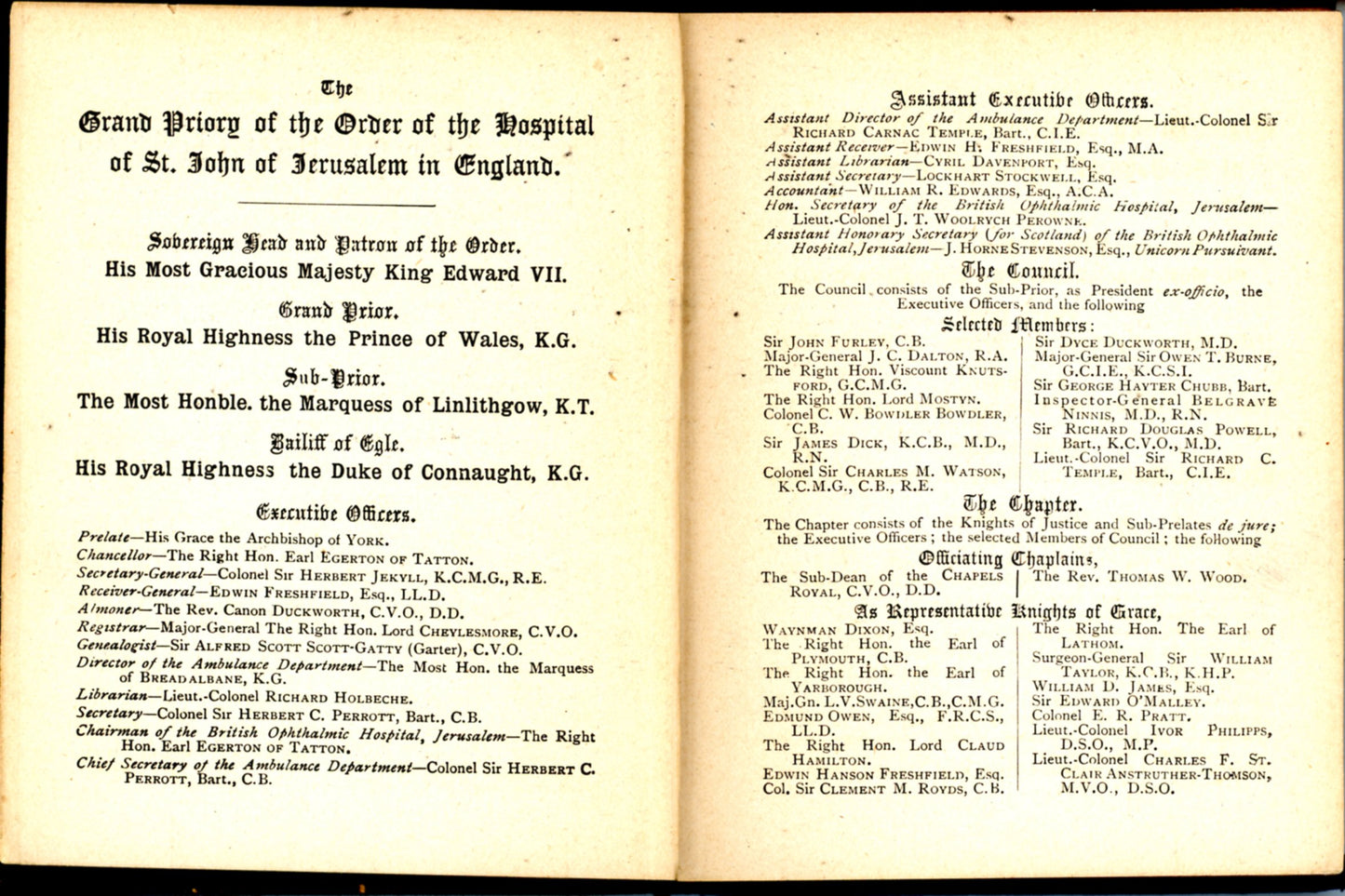 FIRST AID TO THE INJURED St. John's Association ©1901