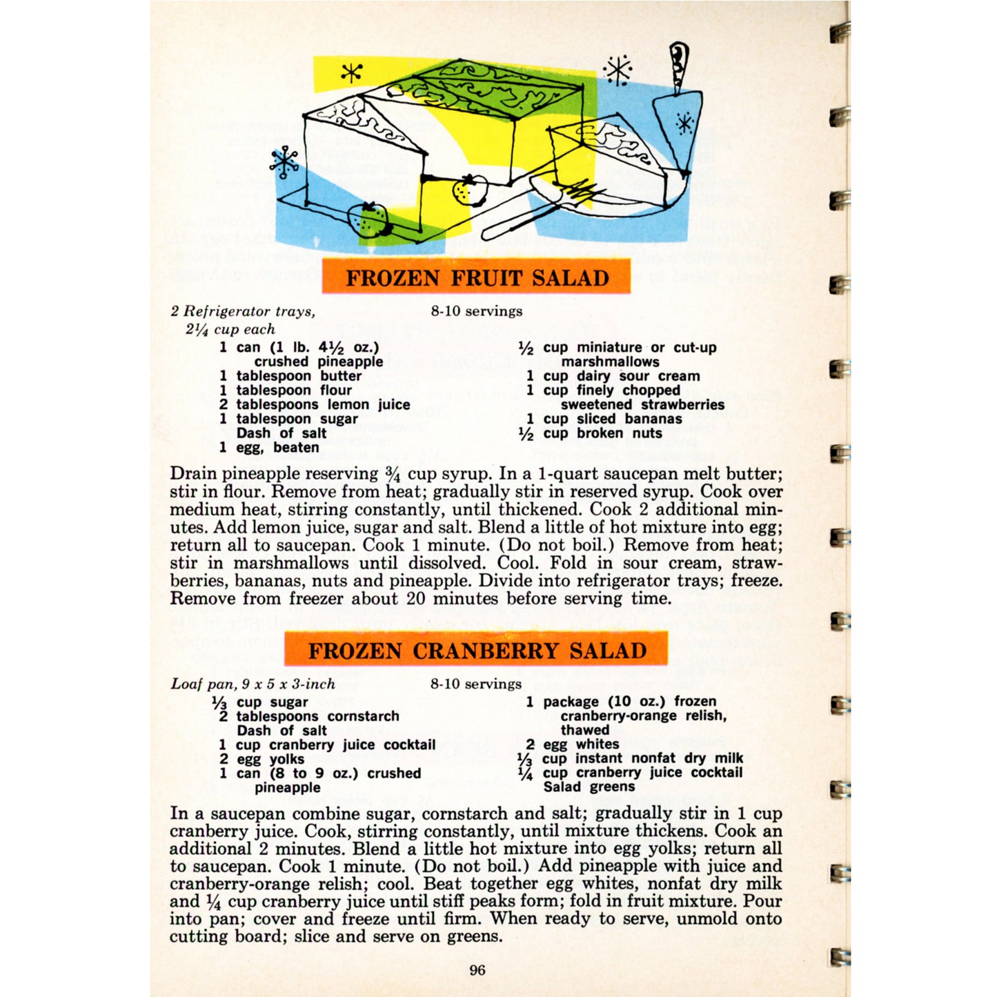 1966 Modern Approach to Everyday Cooking — 500+ retro recipes, mid‑century food photography, and dairy‑industry promotional history. Spiral‑bound Recipe 1