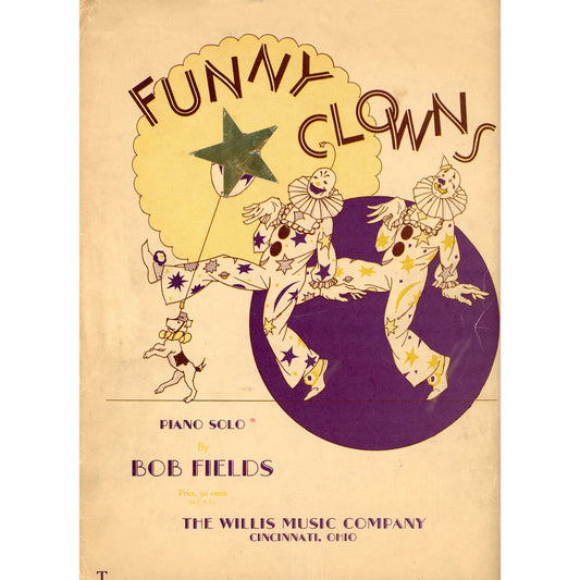 Funny Clowns (1934) Piano Solo | Bob Fields | Willis Music Cincinnati