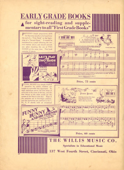 FUNNY CLOWNS Vintage Piano Solo Sheet Music Composed by Bob Fields ©1934