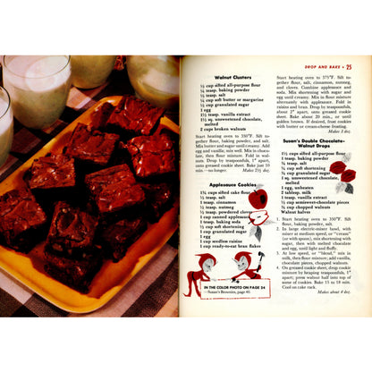 Good Housekeeping 1958 Recipe Booklets Book of Cookies Recipes