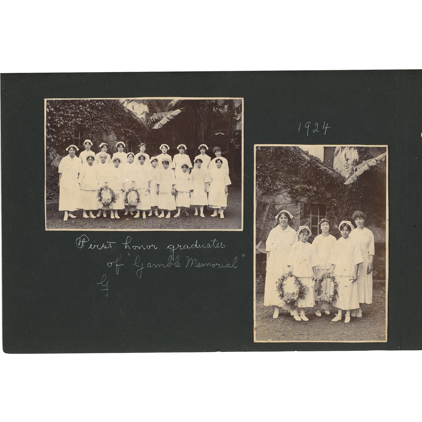 1920s Missionary Photograph Album – China & Japan Graduation of Midwifes