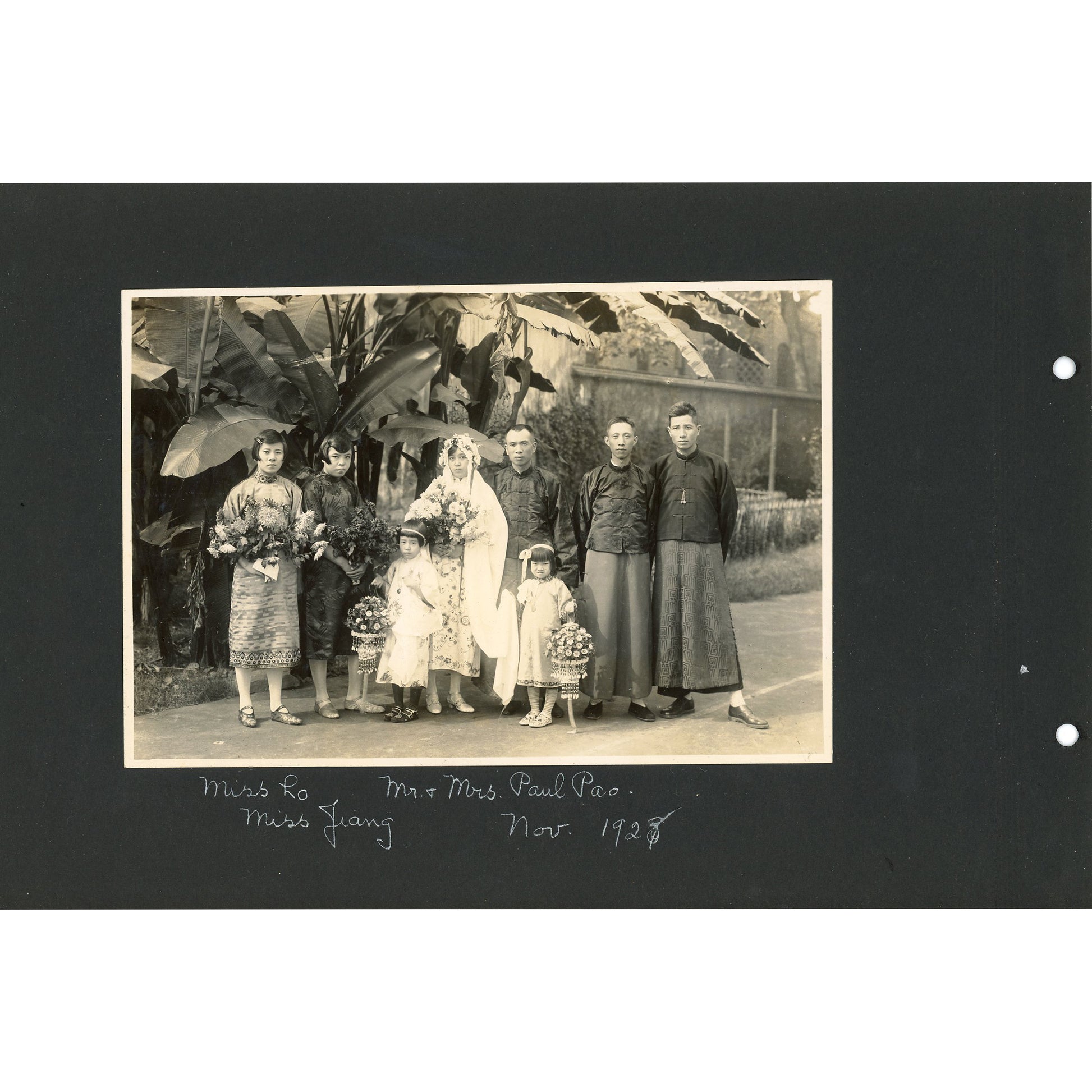 1920s Missionary Photograph Album – China & Japan Wedding Party