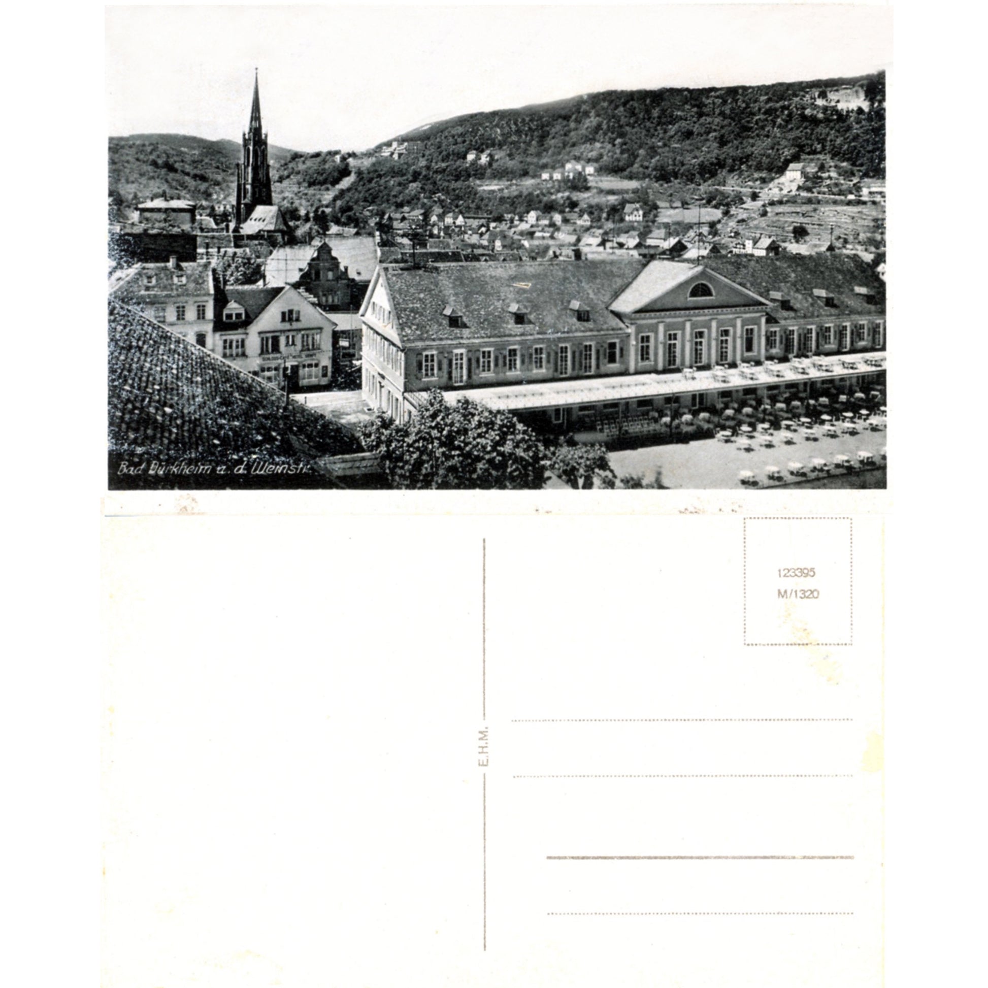 Bad Dürkheim Germany Wine Country | Aerial View | E.H.M. M/1320 Front and Back