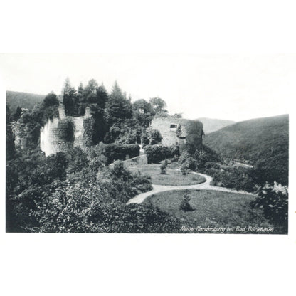 Bad Dürkheim Germany Wine Country | Hardenburg Castle Postcard | E.H.M. M/1320