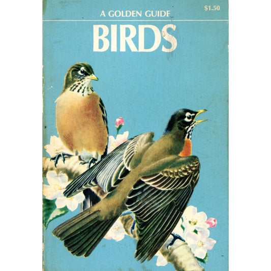 Vintage Golden Guide Birds (1949/1956) by Zim & Gabrielson. Early pocket bird guide with color illustrations. Cover
