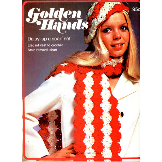 Magazine artisanal Golden Hands Volume 3 (Numéros sélectionnés) Patrons de tricot, couture et broderie vintage