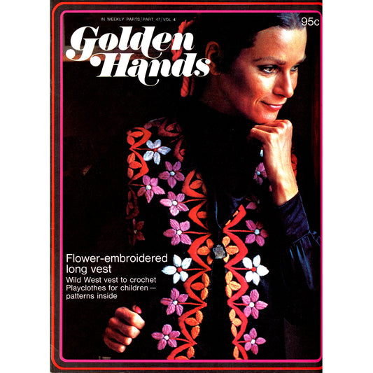 Golden Hands Volume 4 Part 47 features flower embroidered long vest